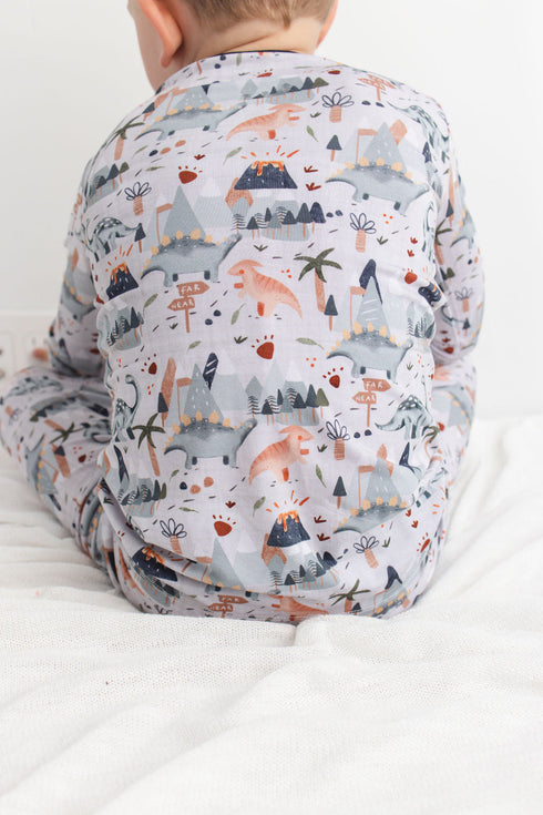 dinosnores-dinosaur-long-sleeve-pjs Big Dreams Little Jammie Session Sophia's Style-2